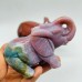 3 Pieces Beautiful Ocean Jasper Elephant Carving