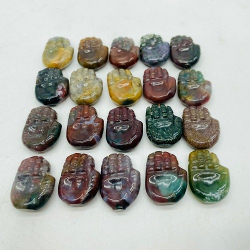 Mini Ocean Jasper Buddha Hand Wholesale