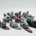 14 Pieces Ocean Jasper Snails Carving