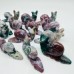 14 Pieces Ocean Jasper Snails Carving