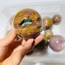 13 Pieces High Quality Vein Yellow Pink Ocean Jasper Spheres