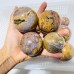 13 Pieces High Quality Vein Yellow Pink Ocean Jasper Spheres