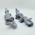 2 Pieces Ocean Jasper Crocodile Carving