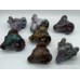 7 Pieces Ocean Jasper Goat Head Carving