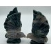 2 Pieces Ocean Jasper 1 Pair Eagle Carving