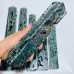 6 Pieces High Quality Large Green Sea Jasper Druzy Tower