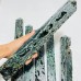 6 Pieces High Quality Large Green Sea Jasper Druzy Tower