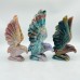 3 Pieces Ocean Jasper Eagle Carving