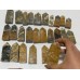 27 Pieces 8th Vein Yellow Ocean Jasper Four-Sided Points