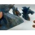 3 Pieces Large Blue Onyx Unicorn Carving