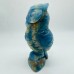 High Quality Blue Onyx Owl Carving