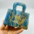 High Quality Blue Onyx Handbag Carving