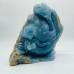 High Quality Blue Onyx Mermaid Carving