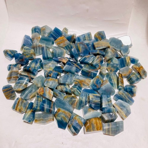 90 Pieces High Quality Blue Onyx Stone Free Form