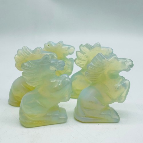 Opalite Stand Horse Carving Animals Wholesale