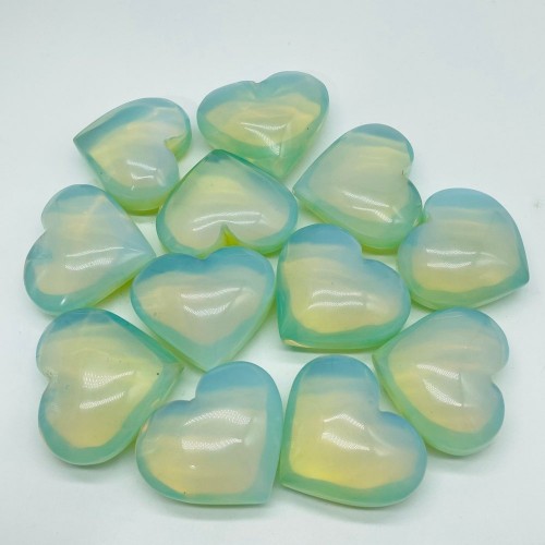 Opalite Heart Stone Wholesale