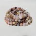 2 Types Stone Bracelet Wholesale Gold Blue Tiger Eye&Pink Opal