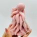 5 Pieces Beautiful Pink Opal Octopus Carving