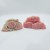 2 Pieces Beautiful Pink Opal Fish Carving