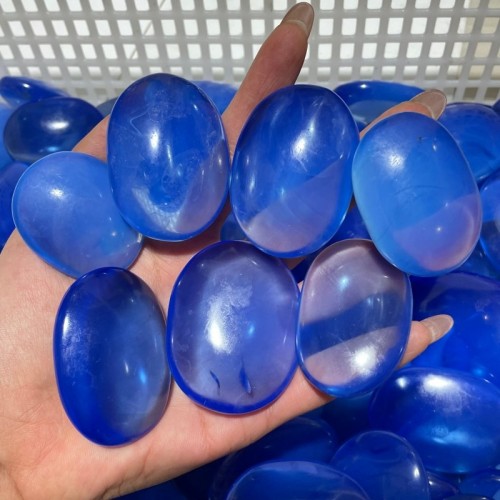 100 Pieces Blue Opalite Palm