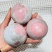 11 Pieces Natural Pink Opal Spheres