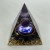 Amethyst&Obsidian Orgone Pyramid  Wholesale