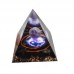 Amethyst&Obsidian Orgone Pyramid  Wholesale