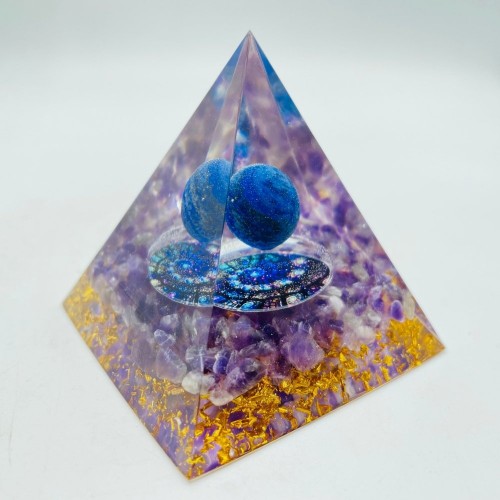 Lapis Lazuli Amethyst Orgone Pyramid Wholesale