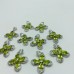 Peridot Round Cut Faceted Stone Pendant Charm Wholesale