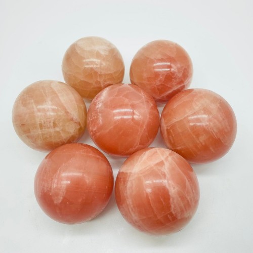 Pink Calcite Spheres Wholesale