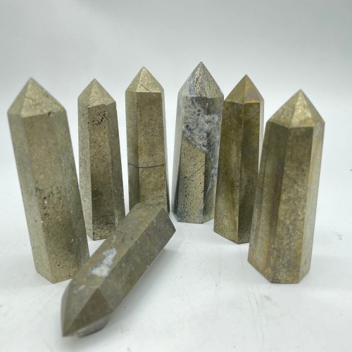 Natural Pyrite Tower Point Wholesale