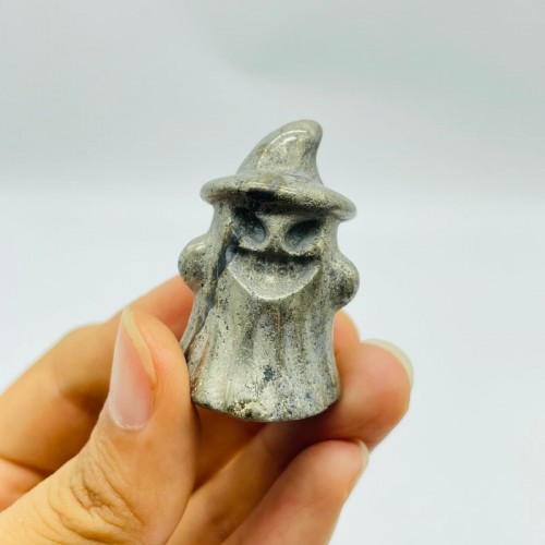 Pyrite Ghost Carving Wholesale