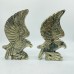 2 Pieces Pyrite Eagle Carving