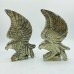 2 Pieces Pyrite Eagle Carving