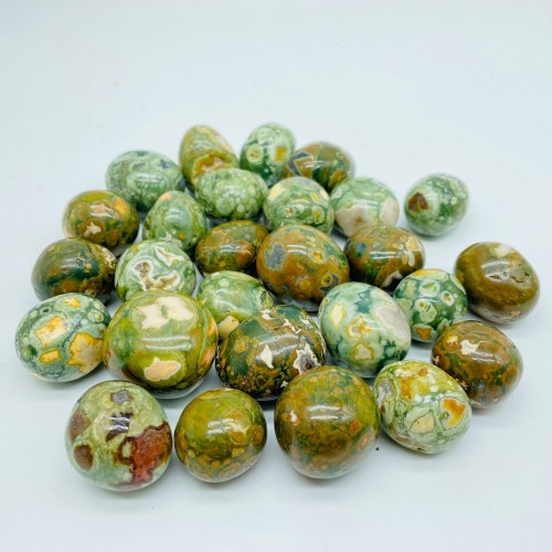 Peacock Eye Rain Forest Jasper Tumbled Wholesale