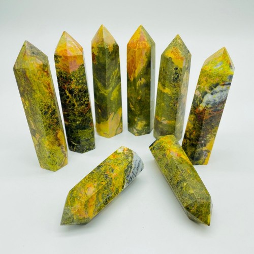 Natural Realgar Stone Points Wholesale