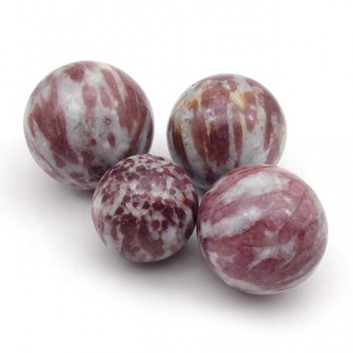 Red Pink Tourmaline Spheres Wholesale