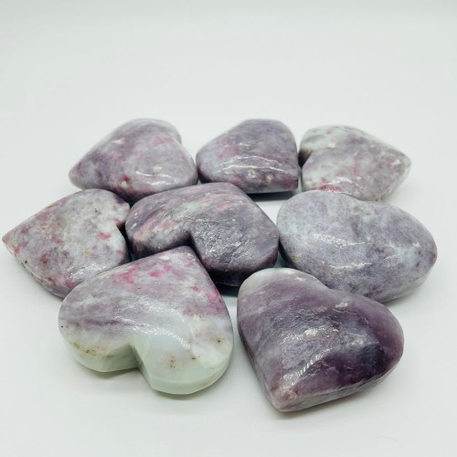 Pink Tourmaline Heart Crystal Wholesale