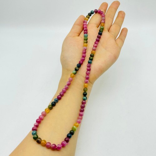 High Quality 3-Loop Coloful Tourmaline Bracelet(HGUB15)