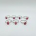 Beautiful Raw Red Tourmaline Gemstone Ring Wholesale