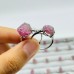 32 Pieces S925 Raw Watermelon Tourmaline Different Styles Ring