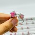 32 Pieces S925 Raw Watermelon Tourmaline Different Styles Ring