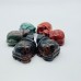 3 Types Turtle Carving Animals Wholesale Red Obsidian Moss Agate