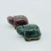 3 Types Turtle Carving Animals Wholesale Red Obsidian Moss Agate