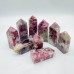 Red Tourmaline Four-Sided Tower Wholesale