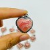 15 Pieces Sterling Silver Heart Rhodochrosite Different Styles Beautiful Pendant