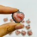 15 Pieces Sterling Silver Heart Rhodochrosite Different Styles Beautiful Pendant