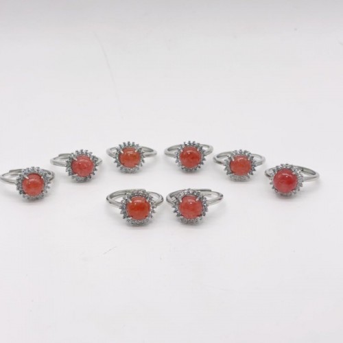 Rhodochrosite Ring Crystal Wholesale