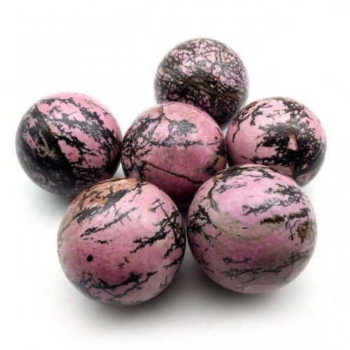 Natural Rhodonite Spheres Ball wholesale