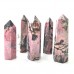 Rhodonite Point Tower Quartz Wholesale